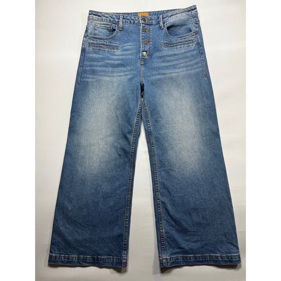 Driftwood Women's Classic Fit Charlee Wide Leg Denim Jeans - Size 32 (34x25.5) - Picture 1 of 4